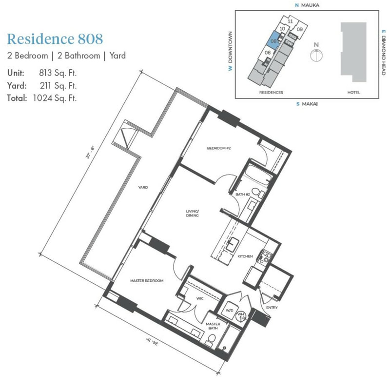 Aalii 1B-H Floor Plan